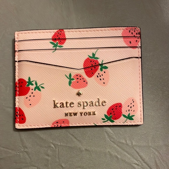 kate spade Bags Kate Spade Staci Strawberry Card Holder Poshmark